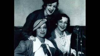 Boswell Sisters  The Object Of My Affection [upl. by Nagorb]