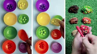 ASMR Video with jingle bells beads balls wooden toys marble run and other [upl. by Rednave56]