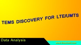 RF network optimization and log file process with tems discovery [upl. by Rasmussen137]