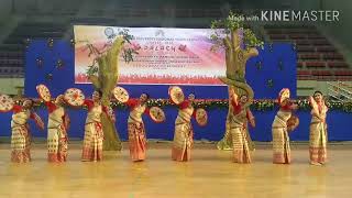 Bihu  national folk dance champion Gauhati University  assam [upl. by Marnia]