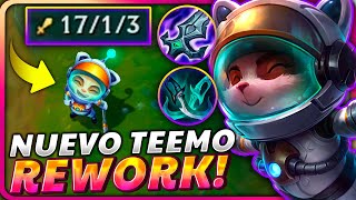 😱¡USO el NUEVO REWORK de TEEMO y LA BUILD MÁS ASQUEROSA de VELOCISTA que NO DEJA ESCAPAR A NADIE [upl. by Emili]