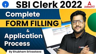 SBI Clerk Form Fill Up 2022 Complete Application Process  SBI Clerk Form Kaise Bhare [upl. by Agamemnon]