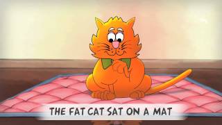 CAT ON THE MAT  Fantastic Phonics learn to read program  wwwEarlyReadingcom [upl. by Young]