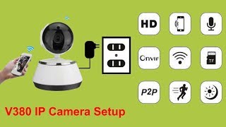 V380 IP Camera Setup Without WiFi [upl. by Siuqaj]