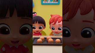 Learn to Make Burgers 🍔 Pre schooling Learning Rhymes kidssongs [upl. by Ekihc484]