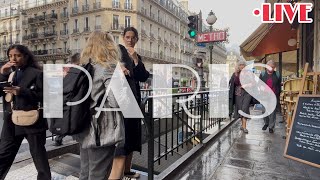 🇫🇷PARIS LIVE Bonjour Rainy day Walk Live Streaming 10October2024 [upl. by Nanreit]