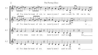 quotThe Parting Glassquot SSAA Choral Arrangement also available in SATB and TTBB [upl. by Alleira]