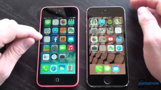 iPhone 5C vs iPhone 5S  Pocketnow [upl. by Anileva]