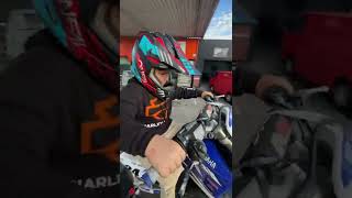 FIRST TIME LEARNING TO WHEELIE ON YAMAHA YZ85  WHEELIE MACHINE [upl. by Hsirap]