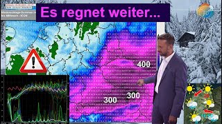 Es regnet weiter ICON mehr Regen bis Montag Wettervorhersage 1421092024 Ab Mittwoch wärmer [upl. by Willette]