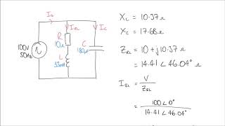 Using Phasor Diagrams to Evaluate Series and True Parallel RLC AC Circuits [upl. by Eahsel]