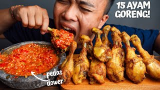 MAKAN PEDAS LAGI MUKBANG AYAM PEDAS INDONESIA [upl. by Ardiedak142]