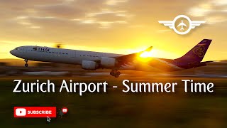 Zurich Airport  Summer Time [upl. by Tillie648]