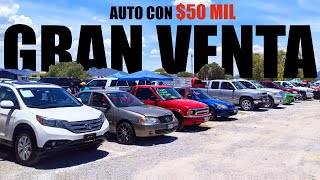 🔥Tu auto con 50 mil pesos gran venta  Tianguis de Autos Actopan Hidalgo  Arre Canales [upl. by Ltney]