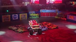 Hot Wheels Monster Truck Live Glow Party 2024 in Adelaide South Australia In the arena 5 Alarm [upl. by Schoof]