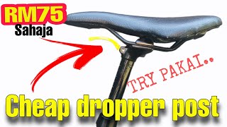 ZOOM HL DROPPER POST  DROPPER MURAH REVIEW cheapdropperpost hldropperpost unboxing [upl. by Robins]