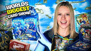 Selling Pokemon Cards At The WORLDS Biggest Card Show [upl. by Axela]