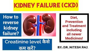 Creatinine कैसे कम करेंकिडनीkidney disease treatmentkidney failure treatment CKD drniteshraj [upl. by Nolyaw]