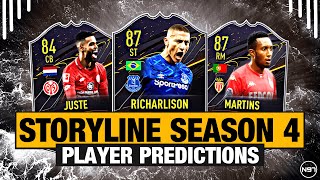 FIFA 21  STORYLINE SEASON 4 PLAYER PREDICTIONS  ft Richarlison Gelson Martins St Juste [upl. by Korry]