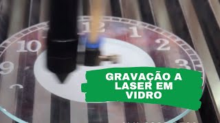 GRAVAÇÃO A LASER EM VIDRO [upl. by Maurine]