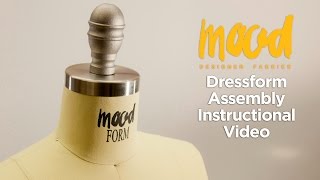 Mood Brand Dressform Assembly Instructional Video [upl. by Ayal54]