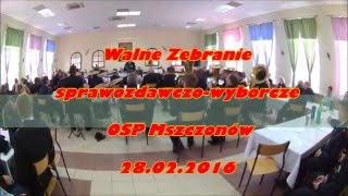 OSP Mszczonów Walne Zebranie sprawozdawczowyborcze [upl. by Rihaz692]