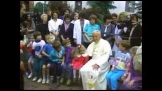 Saint John Paul II and children  Jesus Christ You Are My Life [upl. by Raual]