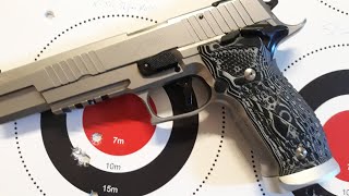 gunvlog  Sig Sauer P226 XSix Super Match [upl. by Ybbor]