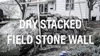 DRYSTONE  dry stacked field stone wall [upl. by Koerner188]