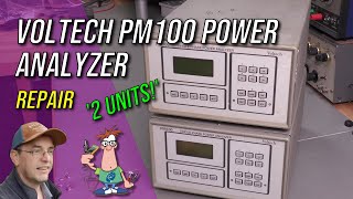 No120  Voltech PM100 Power Analyzer Repair 2off [upl. by Carlye]