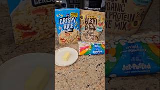 PROTEIN RICE KRISPY TREATSYUM proteinsnack ricekrispietreats shorts [upl. by Betta]