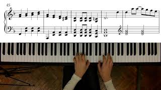 God Rest Ye Merry Gentlemen  Advanced Piano Arrangement No 3  56800pts [upl. by Montfort]