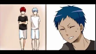 Aomine x Kuroko and Akashi x Kuroko Komix  Cascada Miracle [upl. by Ellennod]