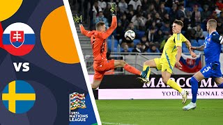 Slovakia vs Sweden 22 Highlights l Nations League Qualification [upl. by Illene]