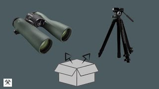 Unboxing Swarovski 12x42 NL Pure and Outdoorsmans tripod [upl. by Bidle]