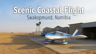 Scenic Coastal Flight  Swakopmund Namibia [upl. by Gnuhc241]