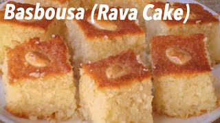 Basbousa Harissa Recipe  सूजी का केक  Bakra Eid Special  Semolina Cake  Revani Recipe  Sweet [upl. by Rogerio]