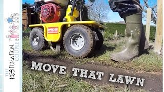 Cutting and Relaying Turf with a Turfcutter  TRC Garden [upl. by Clarkson621]