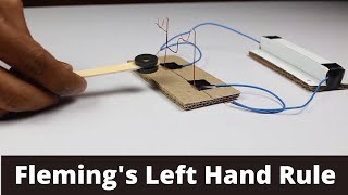 Flemings Left Hand Rule  ThinkTac  Science Experiment [upl. by Hassett735]