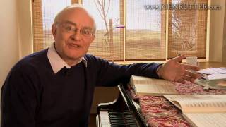 John Rutter on the Requiem 2 Liturgical settings [upl. by Oigile]