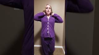 Yulee Womens ButtonUp Sleepwear Long Sleeve Pajama Set Pj Top and Pant [upl. by Aidiruy]