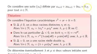 Méthode14  Suites récurrentes linéaires dordre 2 [upl. by Eleirbag]