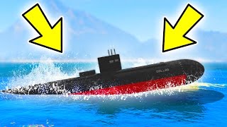 A NUCLEAR SUBMARINE IN GTA 5 [upl. by Nairahcaz]