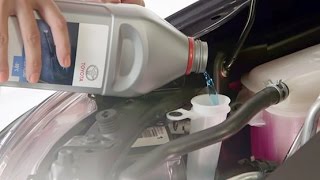 How to top up windscreen washer fluid [upl. by Izmar271]