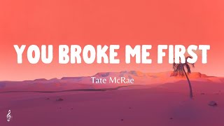 Tate McRae  you broke me first Official Video [upl. by Hgeilhsa271]