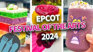 EPCOT Festival of the Arts 2024 Opening Day aka the best time of year 🌈 [upl. by Otreblon]