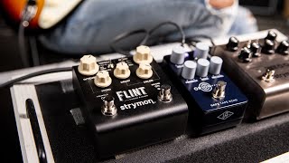 Strymon Flint V2 Tremolo amp Reverb  Demo and Overview with Rob Gueringer [upl. by Ibbison918]