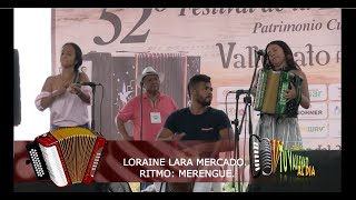 REINA DEL FESTIVAL VALLENATO 2019 MERENGUE LORAINE LARA TVD [upl. by Einohpets]