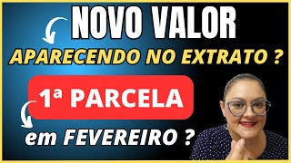 🔴 NOVO VALOR APARECENDO NO EXTRATO   1ª PARCELA EM FEVEREIRO   CONSIGNADO INSS  ANIELI EXPLICA [upl. by Ailedua]