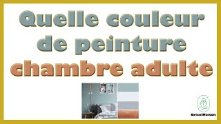 Quelle couleur de peinture pour chambre adulte [upl. by Lenz]